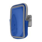 Avizar Braçadeira Desportiva Táctil para Smartphone Braço Ou Antebraço com Zíper Azul - POUCHAY-BL