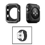 Kit Capa Military DoubleColor + Pulseira SportyStyle para Apple Watch Series SE 44mm Black/Grey