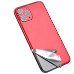 Película Traseira Full-Edged SurfaceStickers para iPhone 12 Pro Red