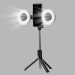 Baseus Selfie Stick com Luz Fotográfica LED - ACBGD-01