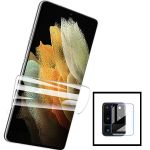 Kit Película Hidrogel Full Cover Frente + Camara para Samsung Galaxy A10