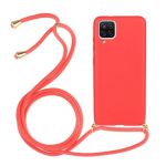 Capa para Samsung Galaxy A12 Silky Red com Cordão