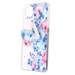 Capa Silicone com Desenho Bling Glitter Samsung Galaxy A22 5g Azul Borboleta, Flowers