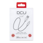 DCU Cabo Carregador USB para Lightning iPhone Silver 1m