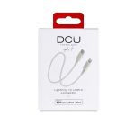 DCU Cabo USB-C para Lightning iPhone White 1m