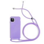 Capa para iPhone 12 Pro Max Silky Purple com Cordão