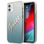 Guess Capa Traseira Original Glitter Gradiante iphone 12 Mini - Azul - 3700740494790