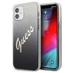 Guess Capa Traseira Original Glitter Gradiante iphone 12 Mini - Black - 3700740494707