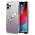 Guess Capa Traseira Original Glitter Gradiante iphone 12 Pro Max - Black - 3700740494783