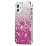 Guess Capa Traseira Original iphone 12 Mini Gradiante - Rosa - 3700740481486