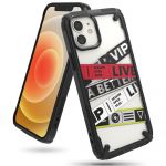 Ringke Capa Silicone iphone 12 Mini Fusion X - Black - 8809758105133