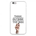 Capa com Padrão iPhone 4 / 4s Think Outside The Box