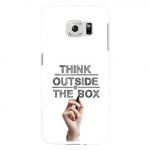 Dmobile Capa com Padrão Samsung Galaxy S6 Edge Plus / S6 Edge+ Think Outside The Box