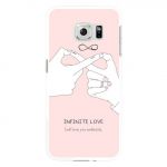 Dmobile Capa com Padrão Samsung Galaxy S6 Infinite Love