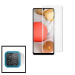 Kit Película Hidrogel Full Cover Frente + Câmara para Samsung Galaxy A12 Nacho