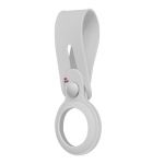 Decoded Correia Silicone para AirTag Soft-Touch Ultra-leve Grey - TAG-DCD-LOOP-GY
