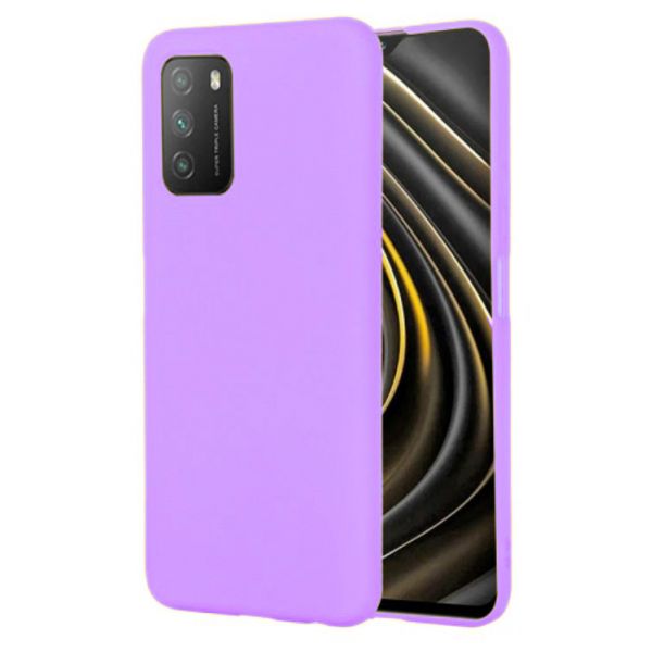 Capa Xiaomi Poco M3 Silky Lilás Kuantokusta 7629