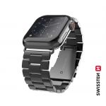 Swissten Bracelete Metal para Apple Watch 42-44mm Black