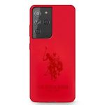 US Polo Capa Traseira Galaxy S21 Ultra - Red - 3700740497104
