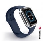 Swissten Bracelete Silicone para Apple Watch 42-44mm Navy Blue