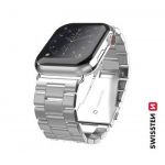Swissten Bracelete Metal para Apple Watch 38-40mm Silver