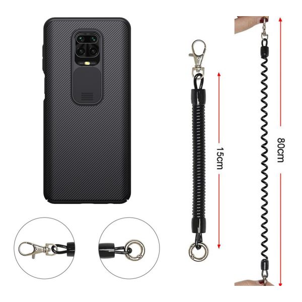 Antiimpacto Capa Nillkin Camshield Com Cordão Anti Roubo Para Redmi Note 9 Pro Kuantokusta 9278