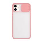 Capa Slide Window Anti Choque Frosted para iphone Se 2020 - Rosa