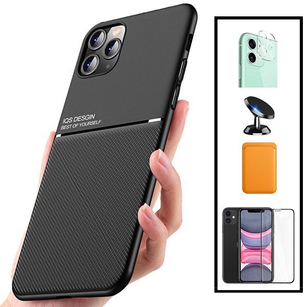 Kit Capa Magnetic Lux Magentic Wallet Laranja 5D Full Cover kit-capa-magnetic-lux-magentic-wallet-laranja-5d-full-cover