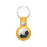 Apple Porta-chaves Pele para Airtag Meyer Lemon