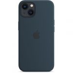 Capa em Silicone com Magsafe iPhone 13 Blue Abissal