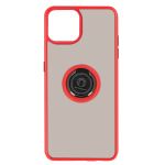 Avizar Capa para iphone 13 Pro Max Bi-material Anel de Suporte Metálico - Red - BACK-KAMEO-RD-13PM
