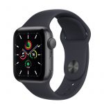 Apple Watch SE GPS 40mm Aluminio Space Grey Bracelete Desportiva Midnight