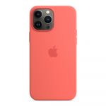 Apple Capa Magsafe iphone 13 Pro Max Silicone Toranja Pink