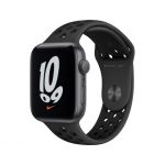 Apple Watch SE Nike 2021 GPS 40 mm Alumínio Space Grey com Bracelete Desportiva Anthracite