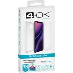 4-OK Pack Glass Duo Vidro Temperado + Capa para iPhone 13 Pro