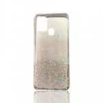 Capa Silicone com Desenho Bling Glitter Samsung Galaxy A21s / A217 Transparente