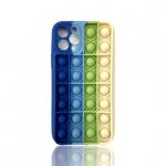 Capa de Silicone Pop It iPhone 12 / 12 Pro 6.1" Colorido Design 3