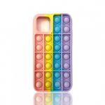 Capa de Silicone Pop It iPhone 12 / 12 Pro 6.1" Colorido Design 1