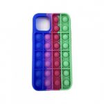 Capa de Silicone Pop It iPhone 12 / 12 Pro 6.1" Colorido Design 2