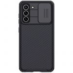 Nillkin Capa Ultra Fina Traseira Camshield Pro Case Cover Camera Protection Shield para Samsung Galaxy S21 FE Black