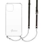 Guess Capa iPhone 12 Pro Max Bi-material com uma Alça Grey - Grey - BACK-KC4GS-SL-12PM