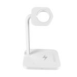 Avizar Estação de Carga 2 em 1 para Smartphone e Smartwatch White - DOCK-RWI-01SW-WH