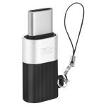 XO Adaptador Micro-USB para USB-C de Carga e Sincronização 2.4A Black - ADA-XO-M2C