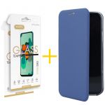Accetel Conjunto 2 X Película de Vidro + Capa para Samsung Galaxy S9 PRM Flip Cover Azul - 8434009553694