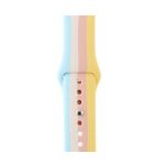 Bracelete Silicone Rainbow para Apple Watch Series 7 - 45mm - 7427269105209