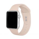 Bracelete Silicone para Apple Watch Series 5 - 40mm - Creme - 7427269095722