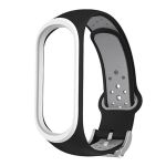 Bracelete Desportiva para Xiaomi Mi Band 5 - Preto / Cinza - 7427286128809