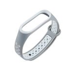 Bracelete Desportiva para Xiaomi Mi Band 4 - Cinza / Branco - 7427286128540