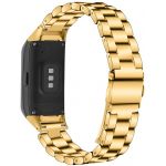 Bracelete de Aço + Ferramenta para Samsung Galaxy Fit (R370) - Ouro - 7427286123644