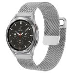Bracelete Milanese Com Fecho Magnético para Samsung Galaxy Watch4 - 42mm - Cinza - 7427286122814